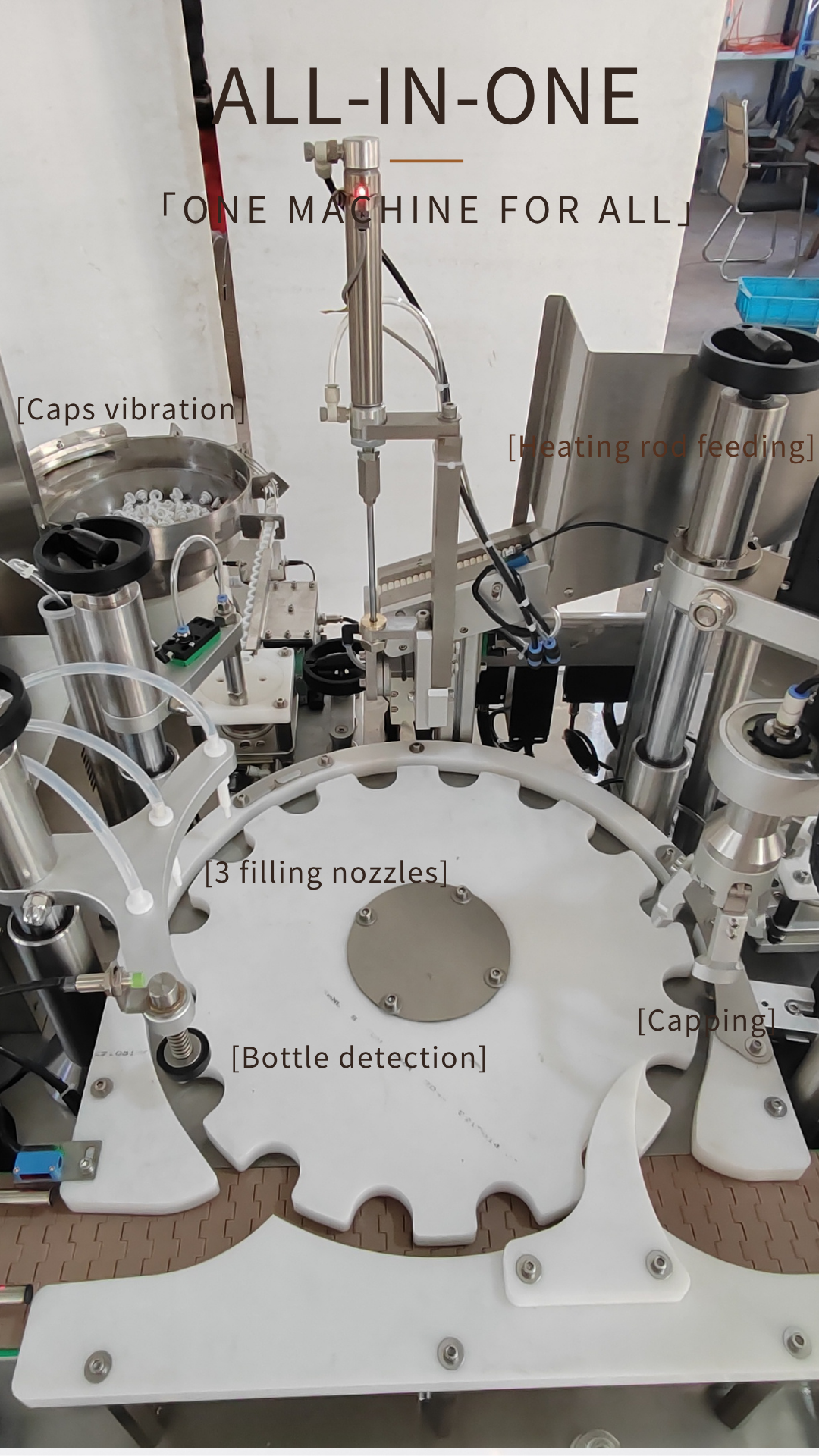 HZPK AUTOMATIC ELECTRIC MOSQUITO REPELLENT LIQUID FILLING AND CAPPING MACHINEellent liquid