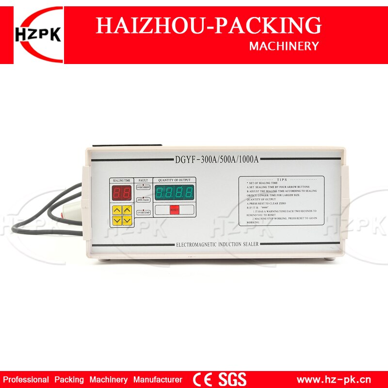HZPK Handle Type Bottle Induction Sealing Foil Induction Sealer machine Aluminum Foil Sealing Machine For 20-90mm Cap DCGY-F500