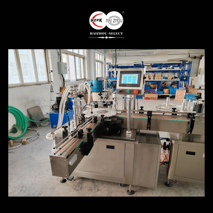 HAIZHOU-SELECT Fully Automatic Rotary Type Filling and Capping Machine Dropper Essential Oil Production Auto labeler