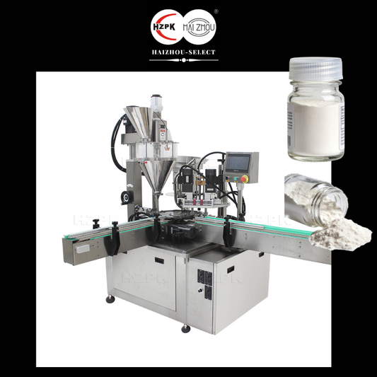 HZPK-SELECT Automatic Powder Filling and Capping Machine Rotary Wheel All-in-one | Imo