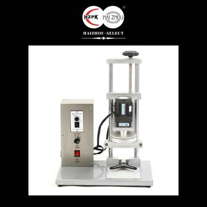 HAIZHOU-SELECT Semi-automatic Capping Pressing Machine Electrical Cap For Big Size Bottle Cover Table Pressure Cap Machine Plastic/Glass Bottle