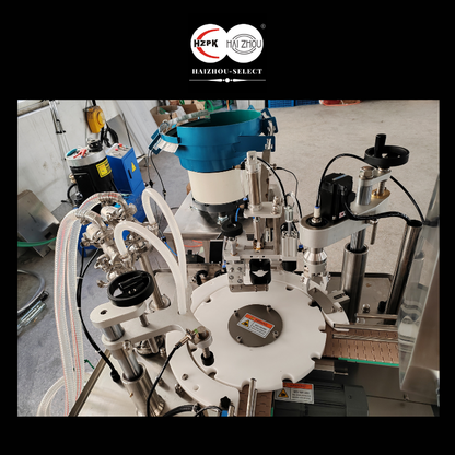 HAIZHOU-SELECT Fully Automatic Rotary Type Filling and Capping Machine Dropper Essential Oil Production Auto labeler