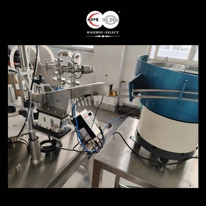 HAIZHOU-SELECT Fully Automatic Rotary Type Filling and Capping Machine Dropper Essential Oil Production Auto labeler