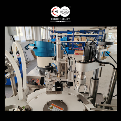 HAIZHOU-SELECT Fully Automatic Rotary Type Filling and Capping Machine Dropper Essential Oil Production Auto labeler