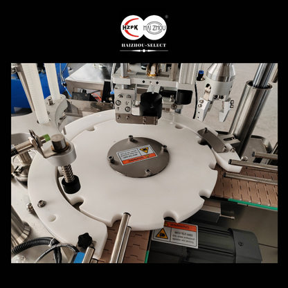 HAIZHOU-SELECT Fully Automatic Rotary Type Filling and Capping Machine Dropper Essential Oil Production Auto labeler