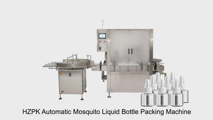 HZPK AUTOMATIC ELECTRIC MOSQUITO REPELLENT LIQUID FILLING AND CAPPING MACHINEellent liquid