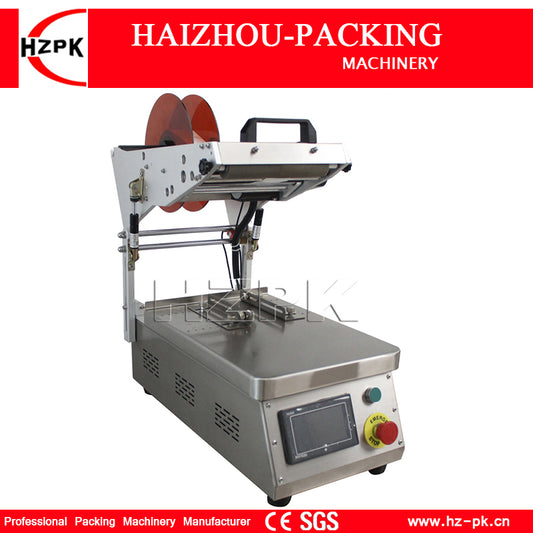 HAIZHOU Semi Automatic Flat Bottle Caps Box Labeling Machine Commercial Packing Machinery Self Adhesive Labels Easy Operate MT-150