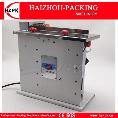 HZPK Semi Automatic Box Right Angle Corner Sealing And labeling machine Desk Table Small Packing Machinery 30mm