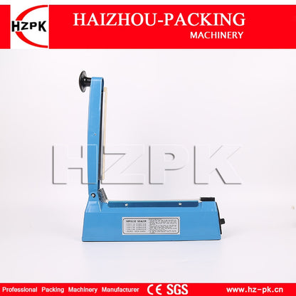 HZPK Hot Selling Simple Hand Pressure Heat Impulse Sealer Plastic Body Manual Sealing Machine For Fruit Saver 100mm PFS-100