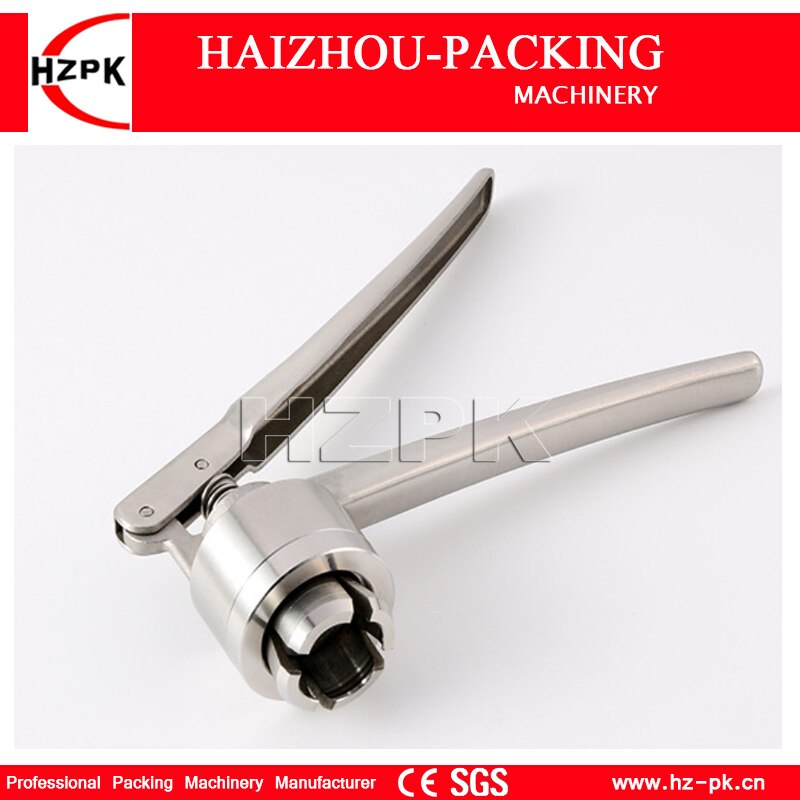 HZPK 13mm 20mm Manual Perfume Bottle Feed Tool Bottle Vial Crimper Capping Sealing Machine Handle Package