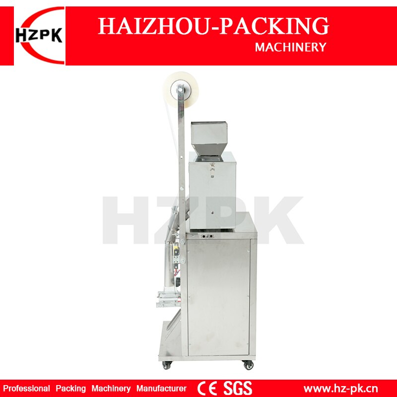 HZPK Automatic Granule Plastic Bag Tea Spice Rice Food Material Forming Filling And Sealing Machine Packaging Machienry 3-50g