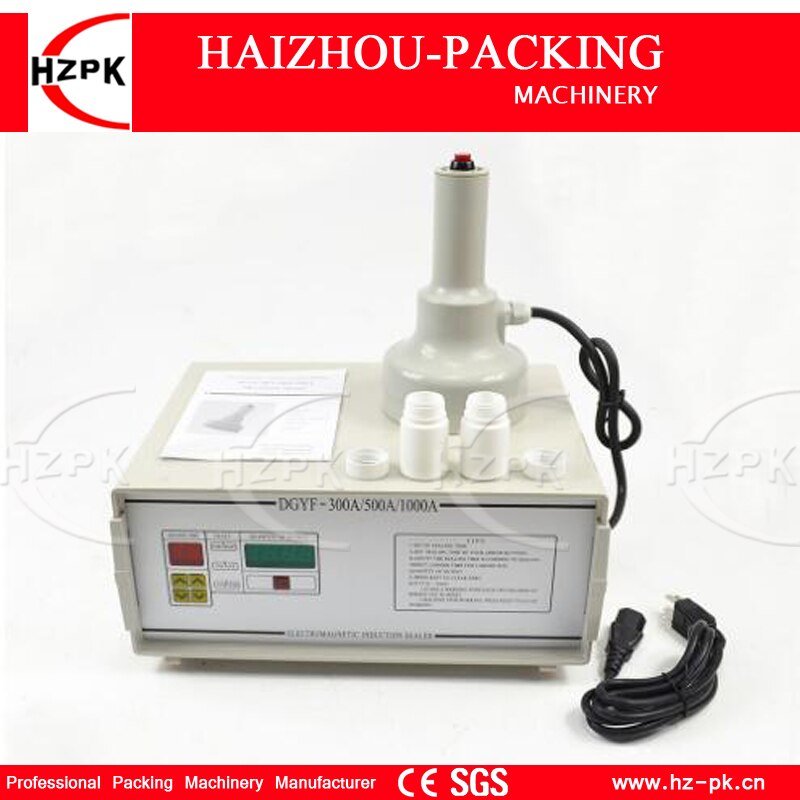 HZPK Handle Type Bottle Induction Sealing Foil Induction Sealer machine Aluminum Foil Sealing Machine For 20-90mm Cap DCGY-F500