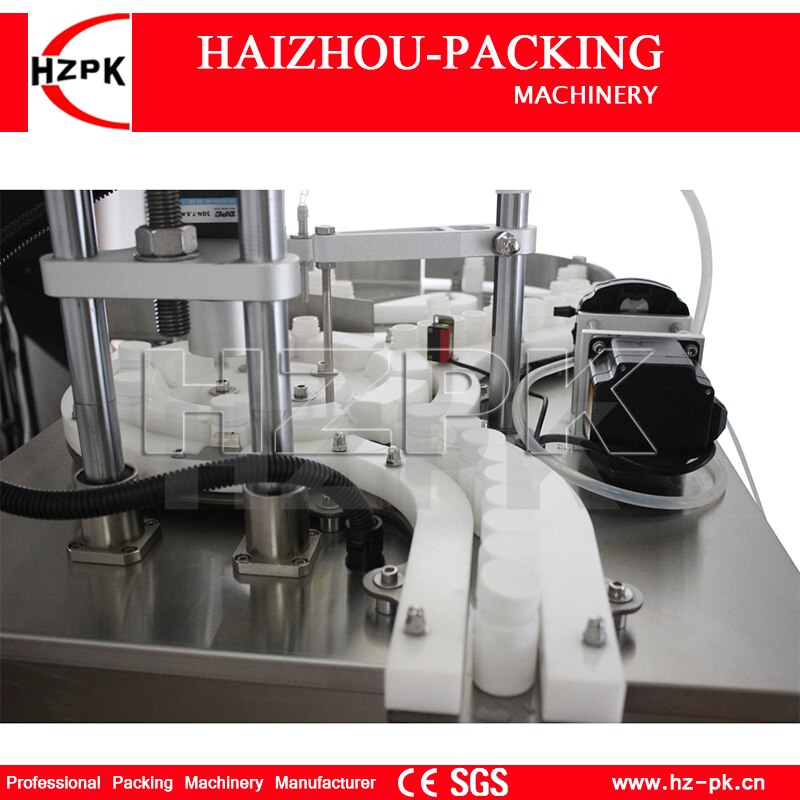 MINI Automatic Tabletop Liquid Filling And Round Plastic Screw Capping Machine Commercial Small Packing Machinery 5-100ml TFCM-Y