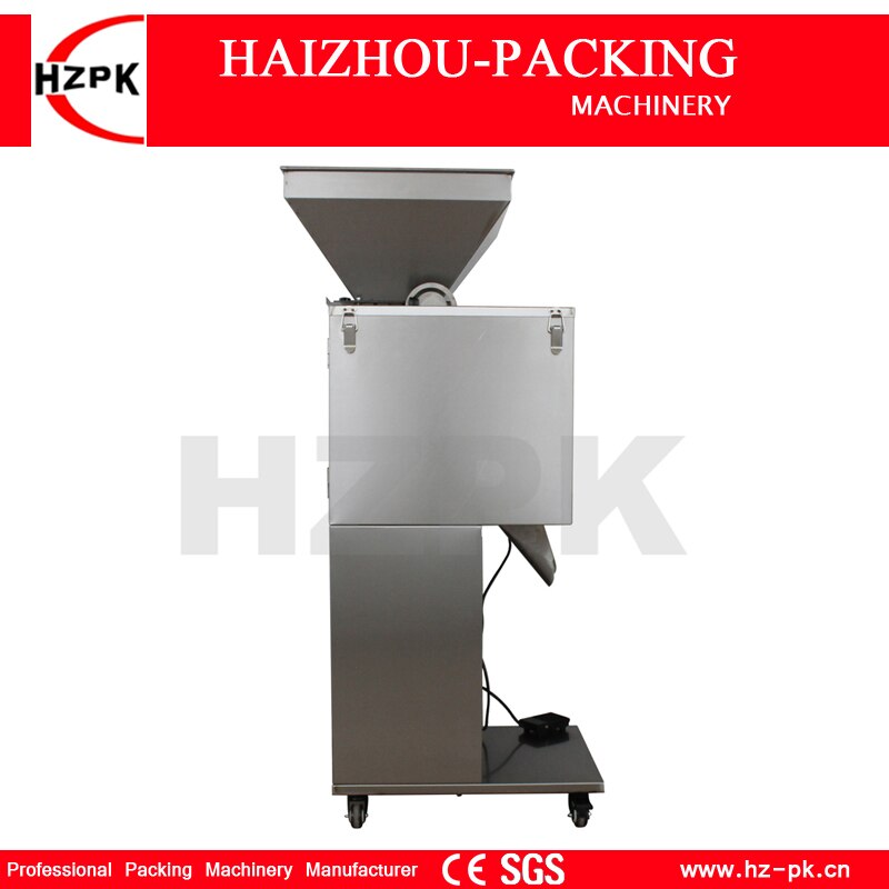 HZPK Semi Auto Seeds Tea Coffee Beans Bag Pouch Spice Bottle Jar Can Granule Particle Weighing Packing And Filling Machines