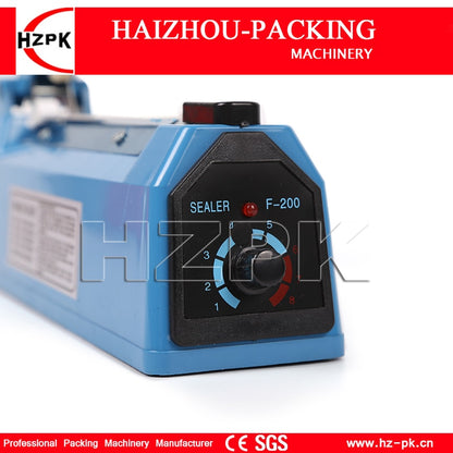 HZPK Hot Selling Simple Hand Pressure Heat Impulse Sealer Plastic Body Manual Sealing Machine For Fruit Saver 250mm PFS-250