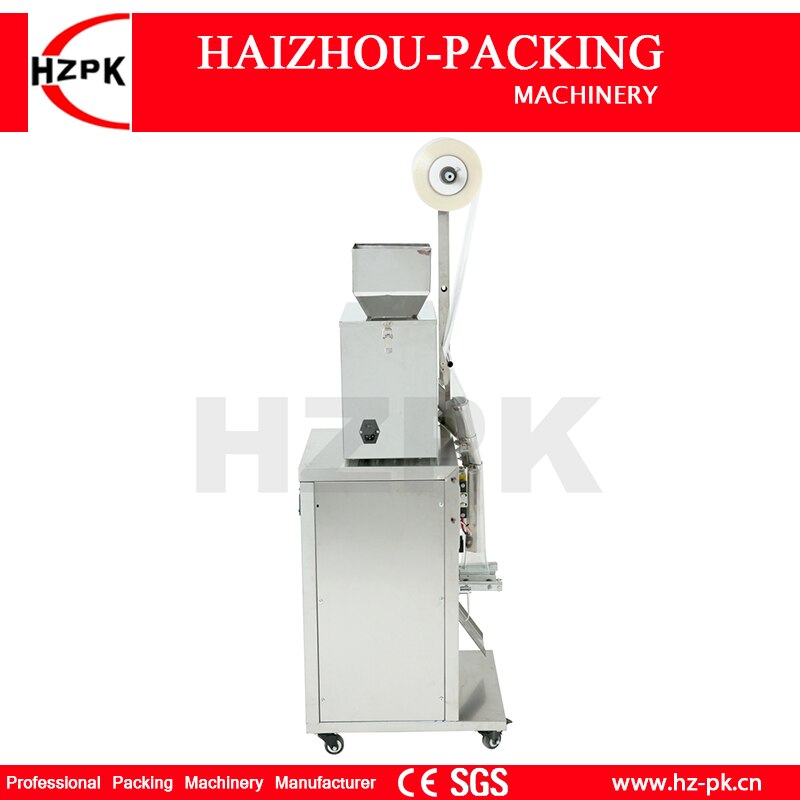 HZPK Automatic Granule Plastic Bag Tea Spice Rice Food Material Forming Filling And Sealing Machine Packaging Machienry 3-50g