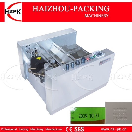 HZPK Automatic Steel Seal Produce Expiry Date Ink Printing Machine Box And Paper Printer For Medicine box MY-300I