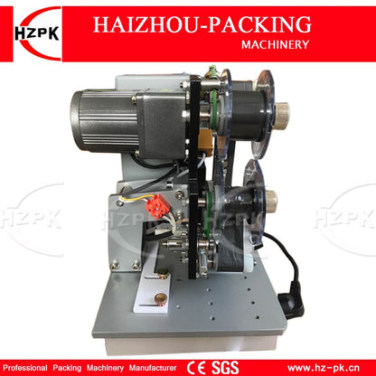 HZPK Electric Hot Ribbon Label Printing Machine Numbers Print Machine Plastic Film/Plastic Bag Date Printing With A Ribbon Free