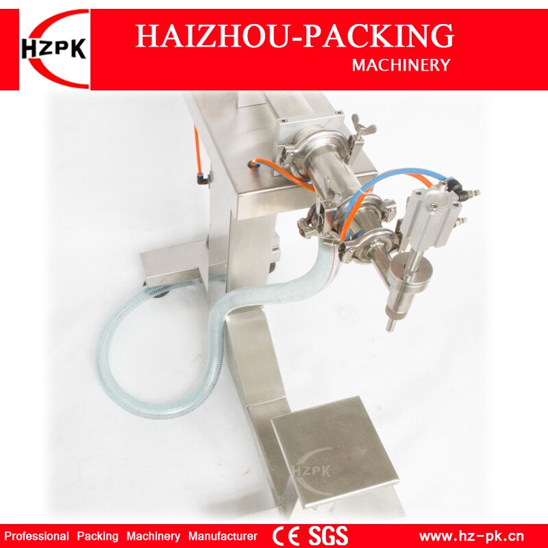 HZPK Floor Type Single Head Water Filling Machine Vertical Steel Machine Bottle Filling Machine Small Packer 50-500ml G1LYD500