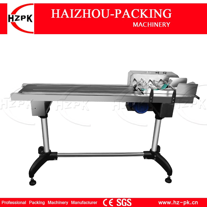 HZPK Paper Bag Paging Machine Feeder Paper Used Work With inkjet Date Printer Label Or Bag Numbers Printing Machine For 65-400mm