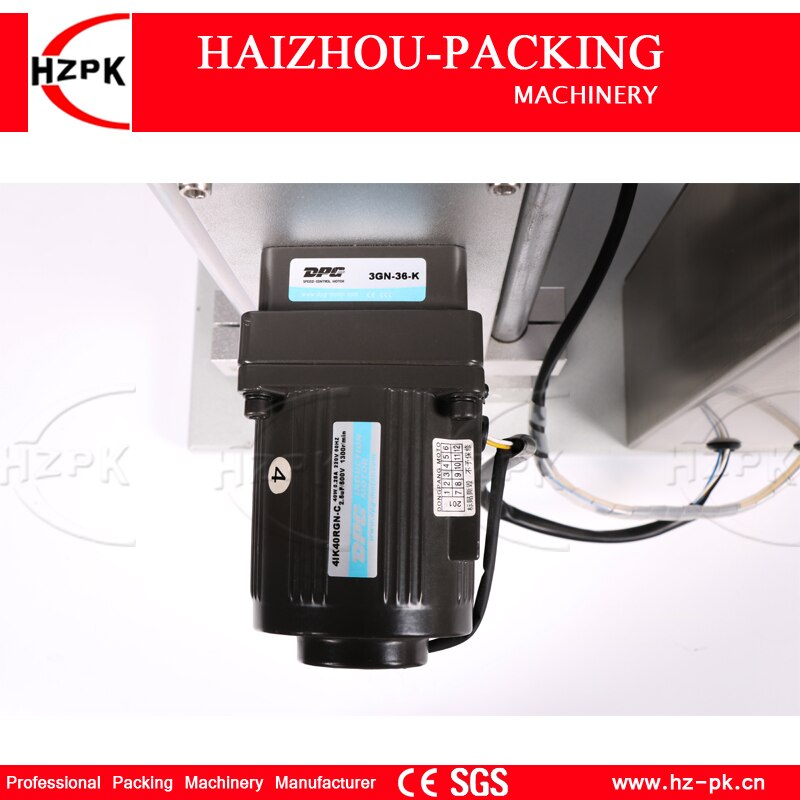HZPK Semi-automatic Desktop Electric Screw Capping Machine Double Motor Working Aluminum Head For Plastic/Glass Bottle