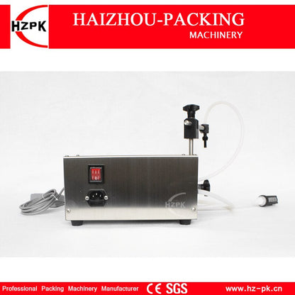 HZPK Electric Digital Control Liquid Filling Machine Portable Bottled Water Filling For Foods beverage 5-3500 Small Water Filler