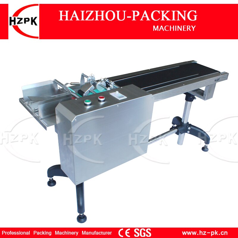 HZPK Paper Bag Paging Machine Feeder Paper Used Work With inkjet Date Printer Label Or Bag Numbers Printing Machine For 65-400mm