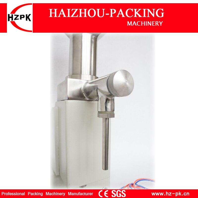 HZPK Manual Pnetumatic Paste Liquid Filling Machine For Cream Ketchup 304 Stainless Steel Small Packing Machinery 5-60ml A02