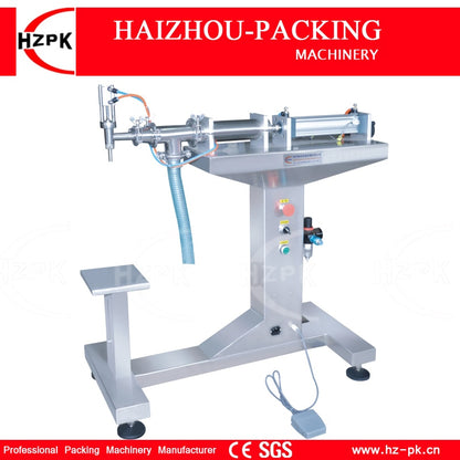 HZPK Floor Type Single Head Water Filling Machine Vertical Steel Machine Bottle Filling Machine Small Packer 50-500ml G1LYD500