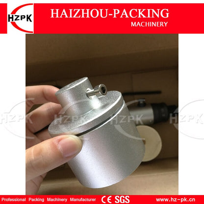 HZPK Handle Type Pneumatic Capping Machine Household Movement Cup Sealing Machine Small Packer For For Beverage Bottle Sealer