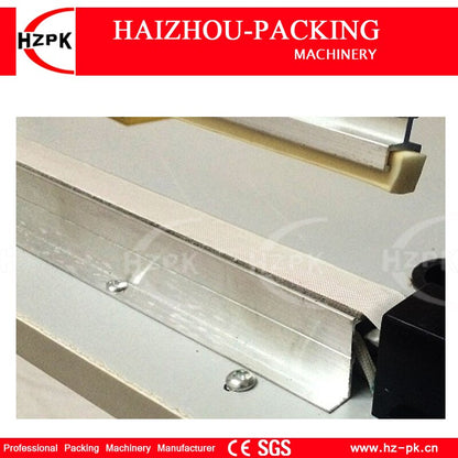 HZPK Pedal Impulse Sealer Packing Machine Food Saver With The Optional Color Strip Coder For Plastic Bags Aluminum Foil SF-300