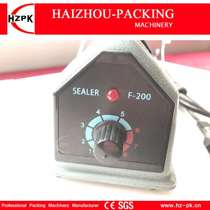 HZPK Heat Impulse Sealer Plastic Aluminum Bag Sealing Iron Body Manual Sealer Small Food Saver Packing Machine 400mm SF-400