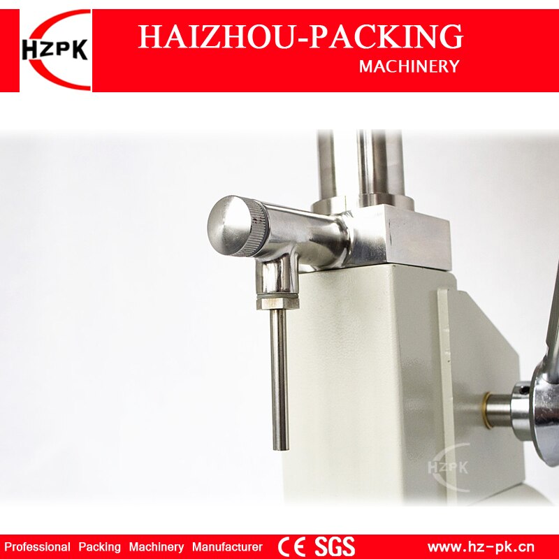 HZPK Manual Filling Machine Handle Pressure Easy Operation Paste Food Filling Machine Liquid Filler Honey Packing Machine 5-50ml