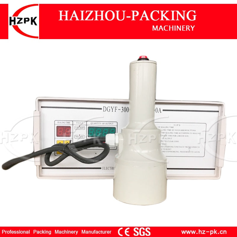 HZPK Hand-held Bottle Mouth With Aluminium Foil Induction Sealing Machine For Medical Plastic/Metal Bottle Cap Sealer DCGY-F300