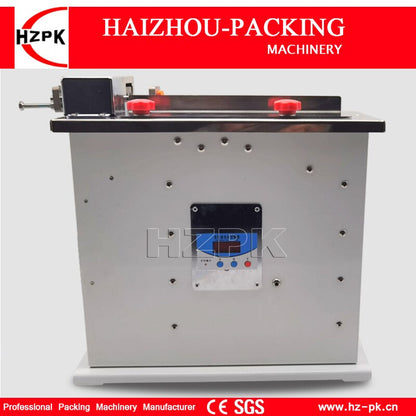 HZPK Semi Automatic Box Right Angle Corner Sealing And labeling machine Desk Table Small Packing Machinery 30mm