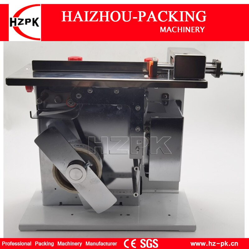 HZPK Semi Automatic Box Right Angle Corner Sealing And labeling machine Desk Table Small Packing Machinery 30mm