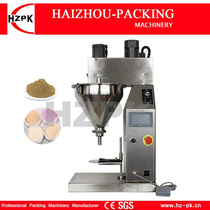 HZPK Servo Small Benchtop Powder Filling Machine For Rice/Face Powder Desktop Mini Filling Equipment With PLC Touch Screen 1-30g