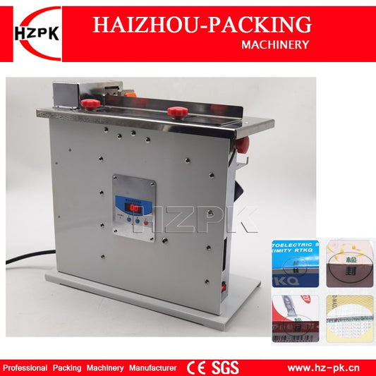 HZPK Semi Automatic Box Right Angle Corner Sealing And labeling machine Desk Table Small Packing Machinery 30mm