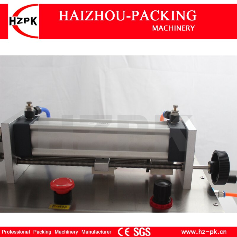 HZPK Horizontal Semi-automatic Stainless steel Air Full Pneumatic Liquid Hand Sanitizer Filler Mini Packing Filling Machine