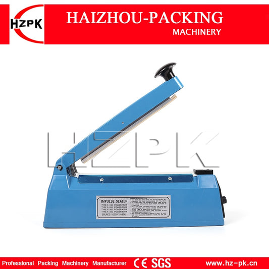 HZPK Hot Selling Simple Hand Pressure Heat Impulse Sealer Plastic Body Manual Sealing Machine For Fruit Saver 100mm PFS-100