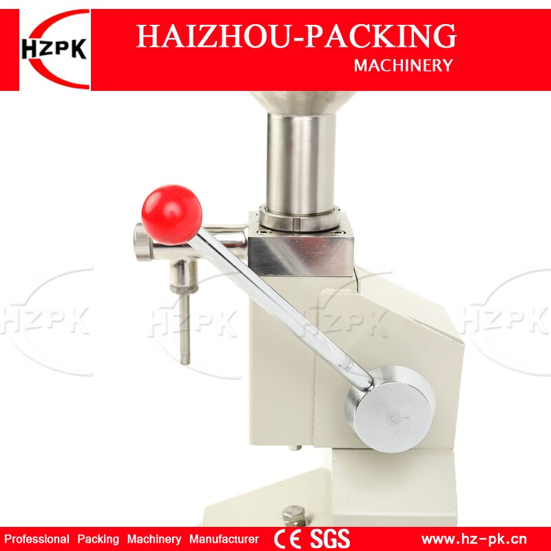 HZPK Manual Filling Machine Handle Pressure Easy Operation Paste Food Filling Machine Liquid Filler Honey Packing Machine 5-50ml