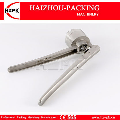 HZPK 13mm 20mm Manual Perfume Bottle Feed Tool Bottle Vial Crimper Capping Sealing Machine Handle Package