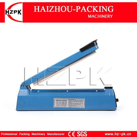 HZPK Hot Selling Simple Hand Pressure Heat Impulse Sealer Plastic Body Manual Sealing Machine For Fruit Saver 300mm PFS-300